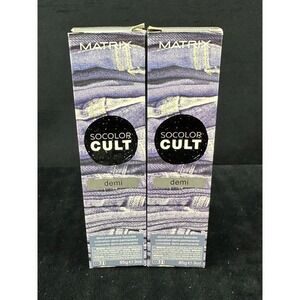 Matrix SoColor Demi Permanent Hair Color Stonewashed Denim (2 boxes) 3 oz each